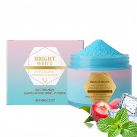 100G Nicotinamide Teeth Whitenings Powder,Teeth Whitening Powder Dentist Approved,Professional Teeth Whitening Powd/er,Enamel-Safe & Sensitivity-Free,Tooth Whiten/ing Powd/er,Powd/er Toothpaste