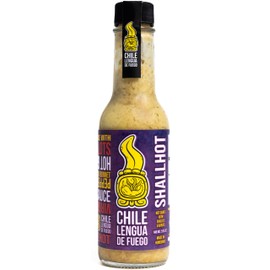 Shallhot Exotic Hot Sauce - Award-Winning Chive and Olive Oil Blend with Scotch Bonnet, Perfect for Salads, Meats, Pizzas