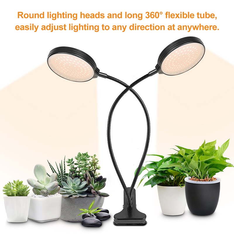 USB Plant Grow Light 156 LEDs Sunlight Full Spectrum Adjustable