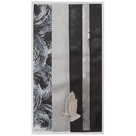 Pracht Creatives Hobby 7073-20295 Decorative Wax Sheets Mix Black / Silver, 3 Half Wax Plates, Approx. 200 x 50 x 0.5 mm, Wax Strips and Special Symbols, for Modelling and Decorating Candles