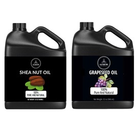 Naturevibe Botanicals Naturevibe Botanicals Shea Nut Oil 32oz and Grapeseed Oil 32oz|Oil Combo