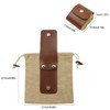Asenie Foraging Bag (Khaki) Waxed Canvas Pouch for Outdoor Activities