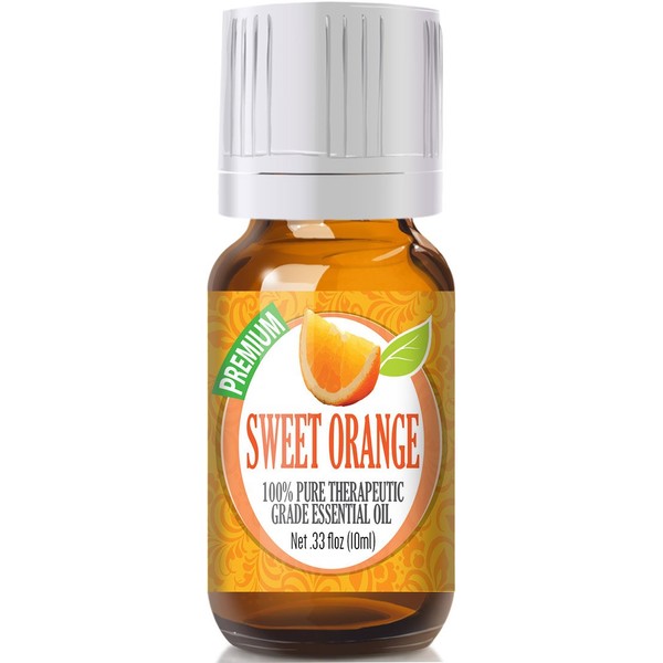 Healing Solutions 10ml Oils - Sweet Orange Essential Oil - 0.33 Fluid Ounces
