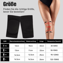 Moorle 1 Pair Knee Pads Dance, Volleyball Knee Pads Women L, Knee Pads Children, Knee Pads Handball Thickening Sponge, Knee Pads Sports, Elastic Collision Prevention Knee Pads