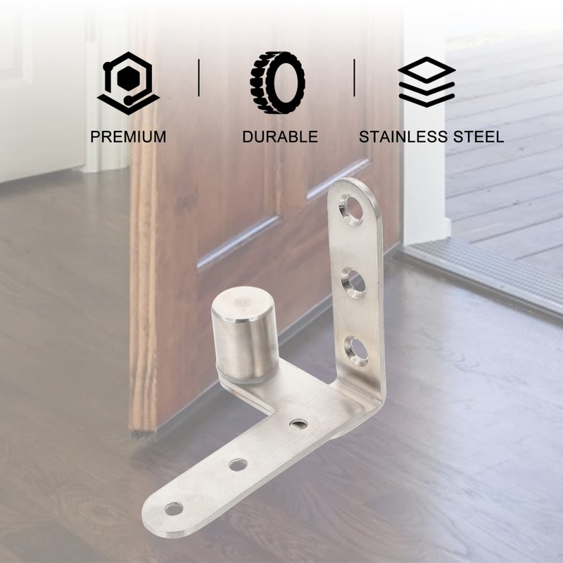 VILLCASE 2 Pieces Stainless Steel Heavy Duty Pivot Door Hinges