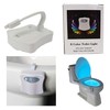 INTSUPERMAI Toilet Night Light 8 Color Motion Sensor LED Toilet