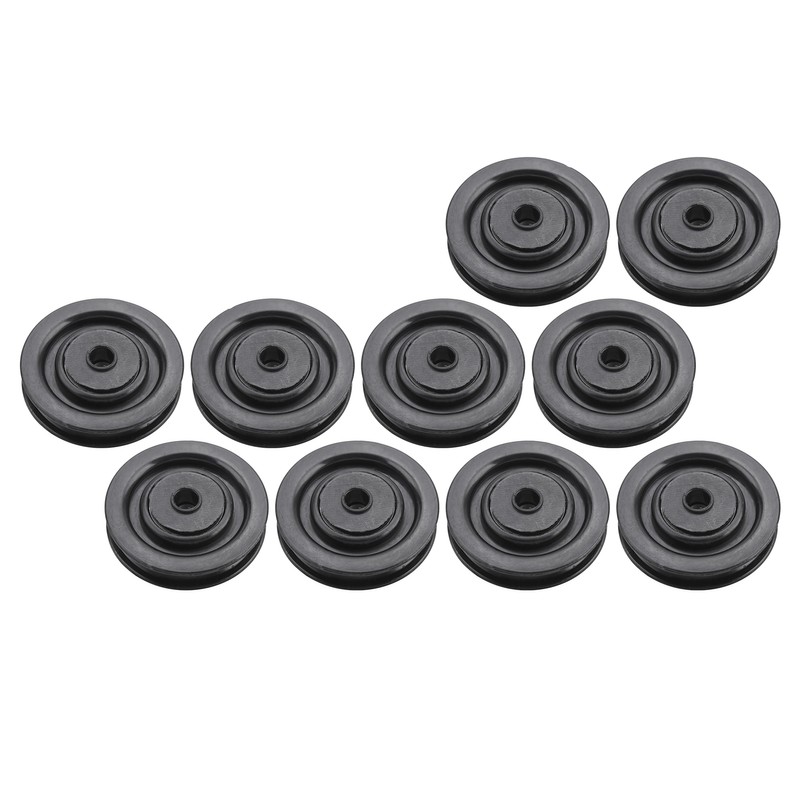10Pcs Universal Pulley Wheel Fitness Hoisting Equipment Accessories Nylon Bearing