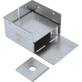 Simpson Strong-Tie (1)-Simpson Strong-Tie 4" X 4" ABW Wood Post Galv Steel Support Base ABW44Z