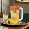 CURTA 2 Pack 2 Liters/68 oz Plastic Square Pitcher with