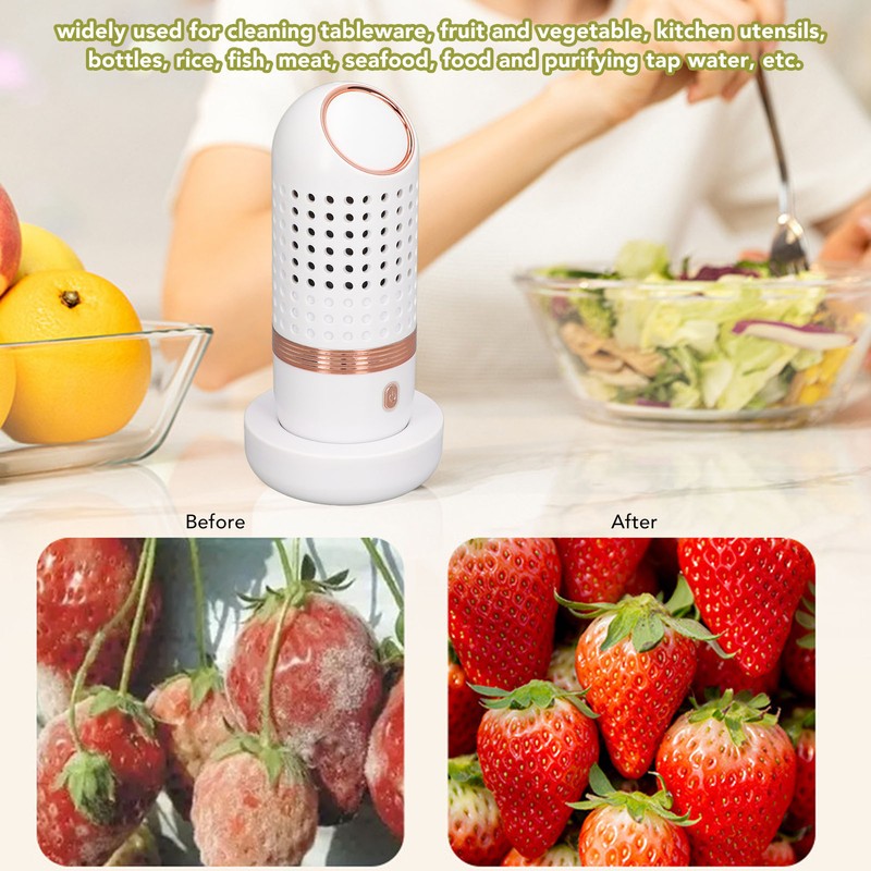 Fruit and Vegetable Washing Machine IPX7 Waterproof Portable Wireless USB