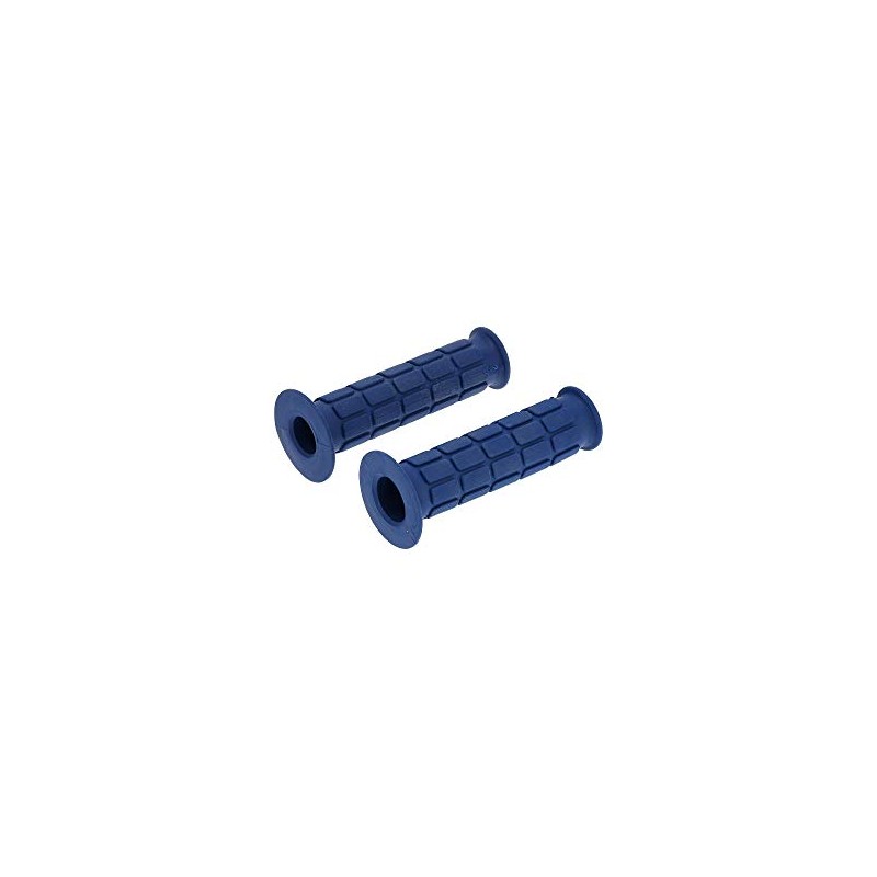 Set of rubber for throttle grip and grip waffle pattern,