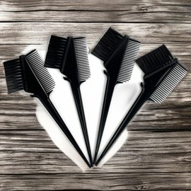 Hair perm set, dyeing brush, hair color, self-dyeing, professional dyeing comb, 4 tail combs in one set / 헤어 파마용세트 염색브러시 헤어컬러 셀프 염색 전문가용 염색빗 꼬리빗 4개 한세트