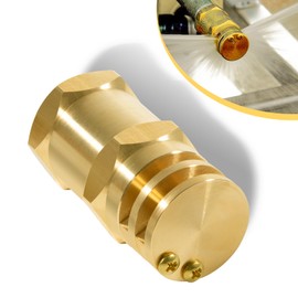 6550-1 Boomless Flat Spray Nozzle 3/4" #20 Orifices (90° & 180° Caps) 5.9 GPM @ 40 PSI,Brass
