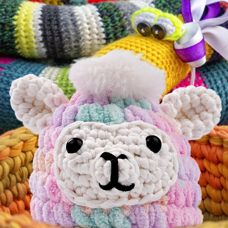 Complete Crochet Set with Step-by-Step Video Tutorials, Crochet Set for