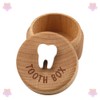 3D Tooth Fairy Box, Carved Wooden Box Souvenir Dropped Tooth