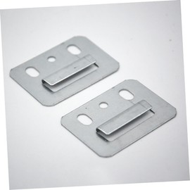 Gadpiparty Wpc Wall Panel Buckle 100pcs Stainless Steel Wall Panel Buckle Clamp Replacement Clips for Furniture Heavy Duty Interlocking Buckle Connectors for Secure Wall Mounting