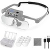 Magnifying Glass with Lights, Hands Free Magnifying Glasses with 5