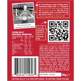 Energy Gel Upgrade - Mint Chews *16 – Faster Boost Than Tablets and Gum. 100mg Per Serving - Sport Science for Running, Cycling, Gaming & Pre Workout Endurance Kick