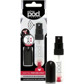 Perfume Pod Refillable Perfume Sprayer, Black, Unisex, 0.2 oz