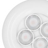 LED 4‑Hole LED Spot Light 3‑Gear Adjustable Spotlight for Garage