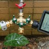 STYDDI Full Flow 3-Way Garden Hose Splitter, Solid Brass High