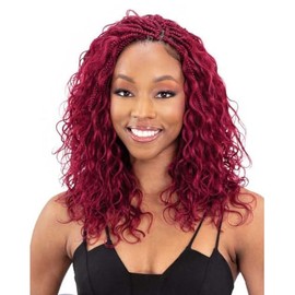 Shake N Go Freetress Crochet Hairs - 3X Bora Bora Braids 12" (2 DARKBROWN)