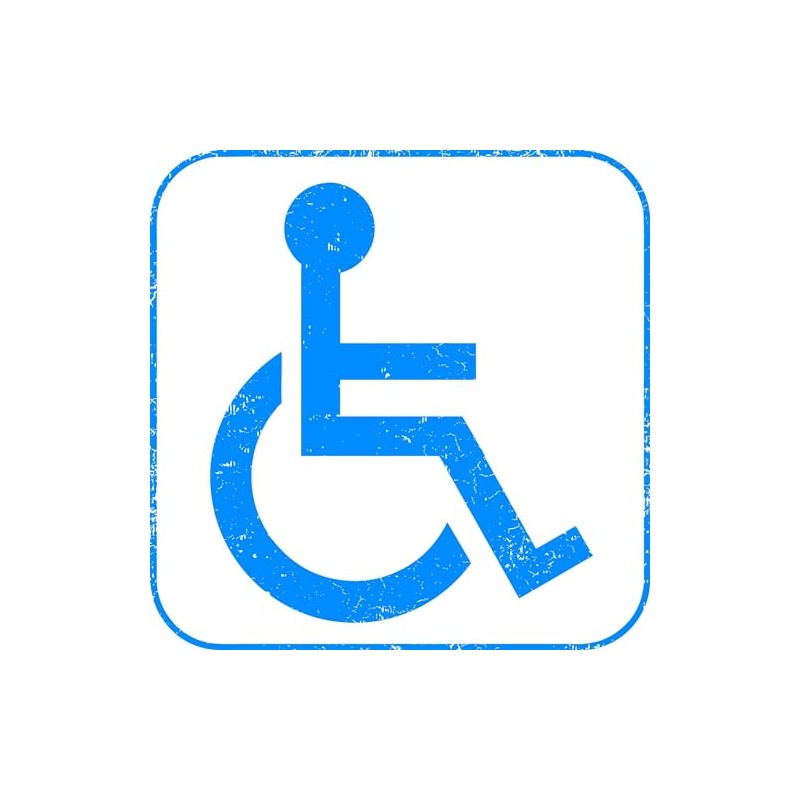 CafePress Disabled Sticker (Bumper 50 pk)