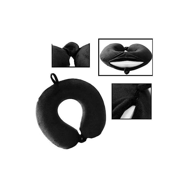 XinYiSheng Travel Neck Pillow - 100% Memory Foam Support Pillow