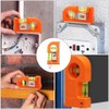 Levels, Portable Double Bubble Level with Magnetic Base, Vertically Horizontally