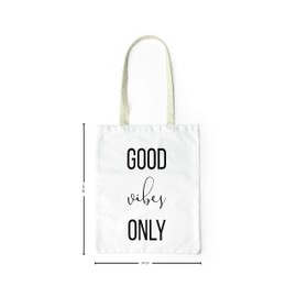 Le Jardin du Lin Printed Shopping Bag, Foldable, Fabric Bag with Two Long Handles, Size: 34 x 40 cm