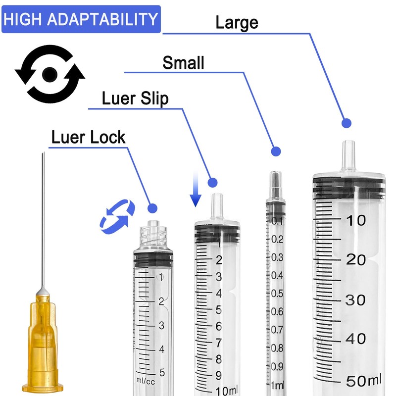 100PCS 25 Gauge 1 inch Needle Lab Accessories, Refilling Inks,Individually