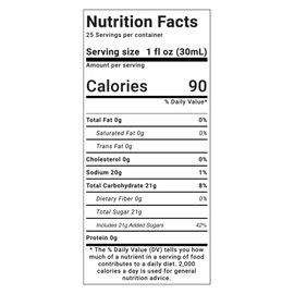 Monin - Toffee Nut Syrup, Bold and Buttery, Great for Coffee and Desserts, Gluten-Free, Non-GMO (750 ml)