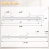 Valet Rod For Closet Pull Out, Heavy Duty Adjustable Valet