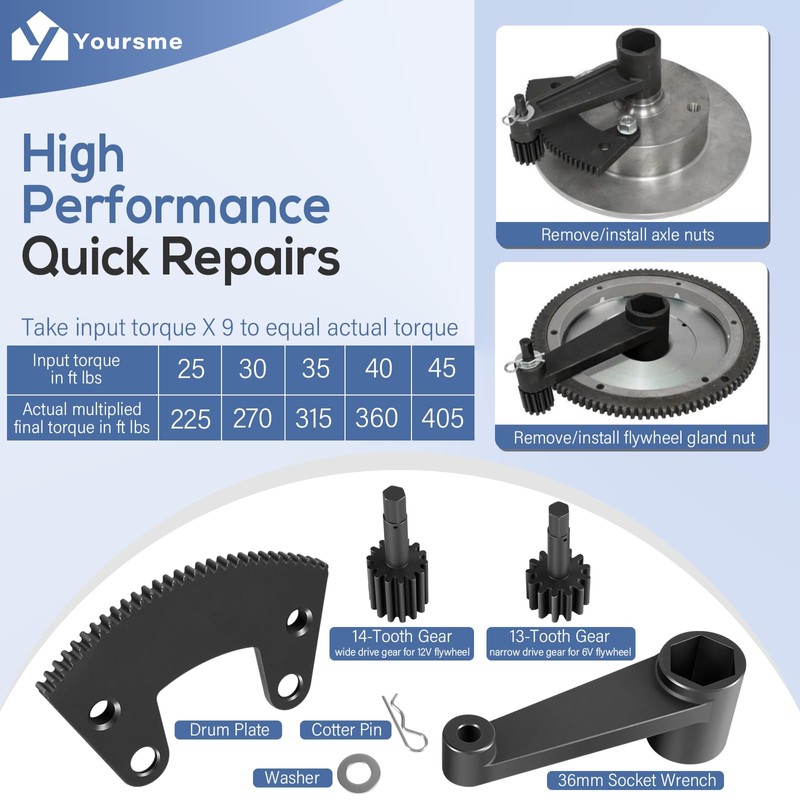 Yoursme 000133 Torque Multiplier Leverage Tool Fit for Classic VW