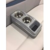 BUYCUPHOLDERS.COM Portable Cup Holder (MarIne RV Pontoon Boat) Silver/Grey SS