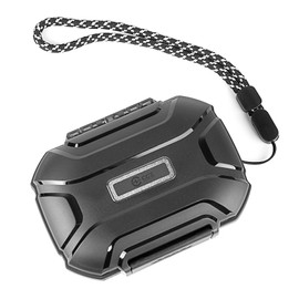 CCZ Taichi Portable IEM Case,ZS10 PRO in Ear Monitor Portable Earbud Hard Case, Waterproof Earphone Storage Box,Travel Carrying Case for Headphones for DC02 ZS10 PRO X AS10 (Black)