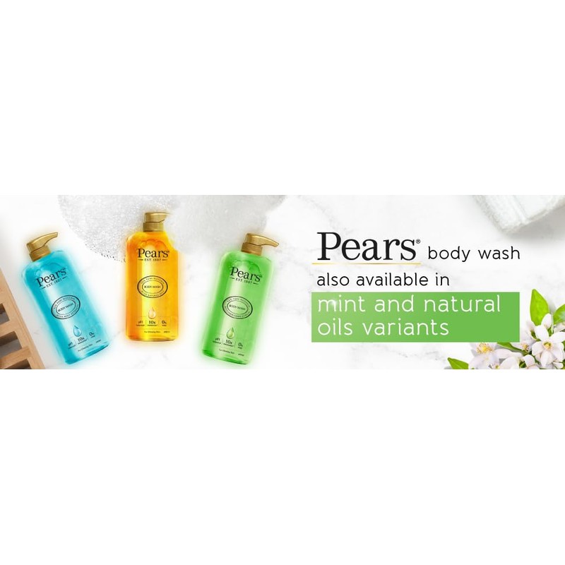 PEARS Pears Body Wash, Lemon Flower – Pure & Gentle