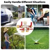 DINGBAI Hose Splitter 4 Way, High Flow Garden Hose Splitter,