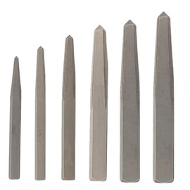 Drill America #1-6 Carbon Steel Straight Flute Steel Screw Extractor Set, DEWEZSF Series