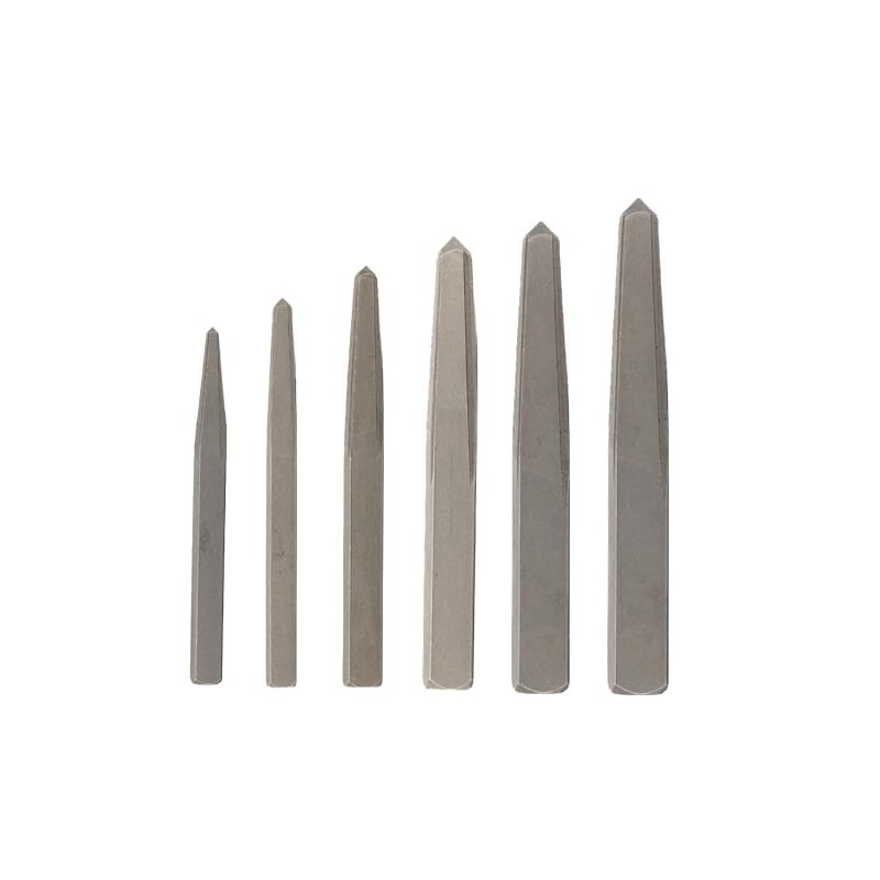 Drill America #1-6 Carbon Steel Straight Flute Steel Screw Extractor
