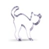 10.7 cm Scared Cat Cookie Cutter - Stainless Steel