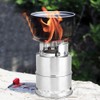 Outdoor Portable Folding Stainless Steel Detachable Picnic Camping Stove Cookware