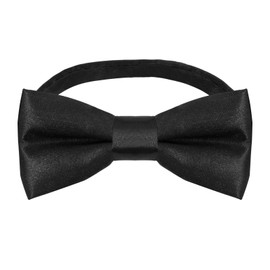 Luckyvestir Boys Bow Tie Pre-Tied Adjustable Kids Bow Ties Solid Color Toddler Bow Tie for Boys Girls Kids Toddler Baby