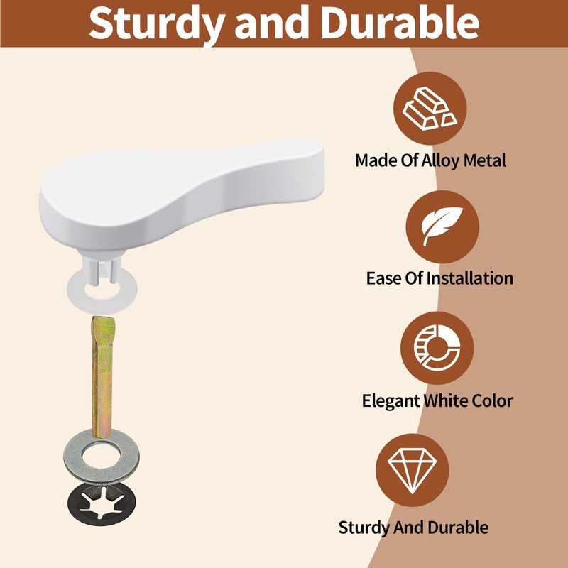 Sliding Door Latch Lever, Patio Door Latch Replacement for Sliding