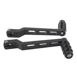 RAGBUSCLE Motorcycle Shift Lever Heel Toe Gear Shifter Shift Lever, 2 PCS Chrome Compatible with Harley-Davidson FL Softail 1986-2017, Touring 1988-later, Trike Models 2008-later, Chrome