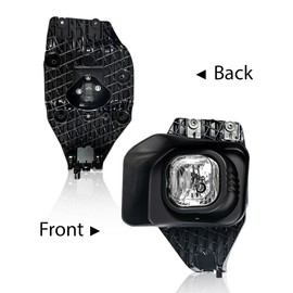 ALLGOOD Fog Lights w/Bulbs, Compatible with Ford F250 F350 F450 F550 Superduty 2011-2015, Bumper Fog Light Clear Lens 1Pair