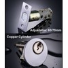 MINETCARE Bilateral Lock, Cylinder Security Lock with Keys on Both
