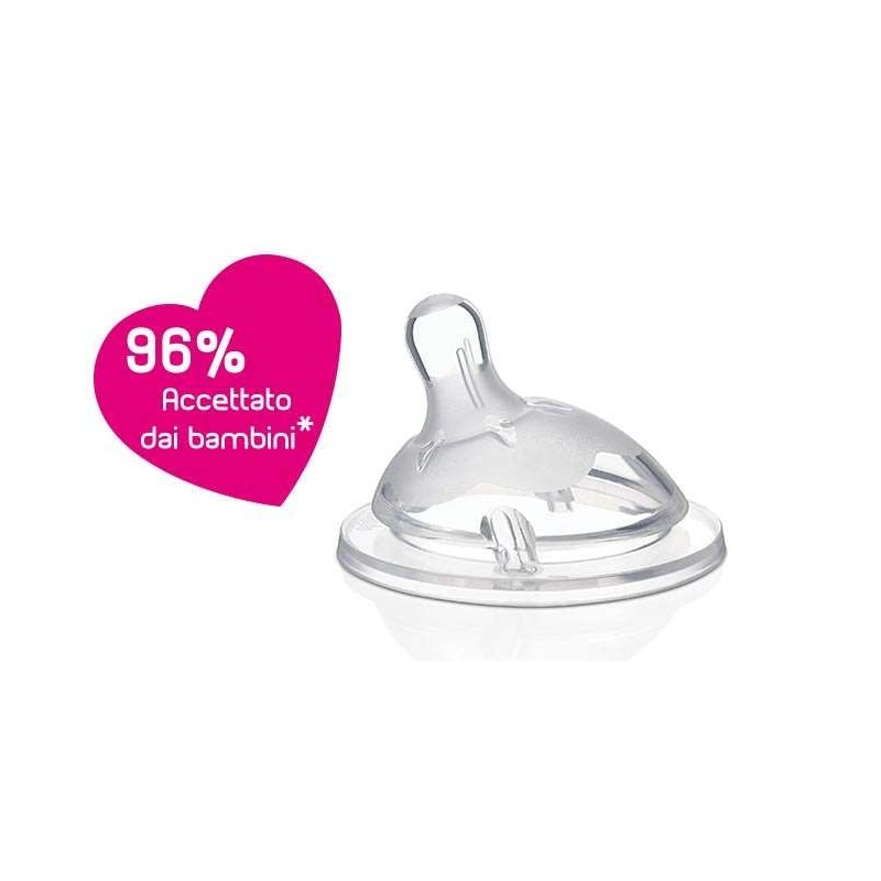 Chicco Tetina flujo medio Natural Feeling 2+ meses