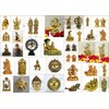 eSplanade - Brass Narsimha ​Narsingha Narsing with Lakshmi Laxmi Murti