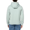 Regular Fit Square Logo Jersey Hooded Sweatshirt,cucumber green,S